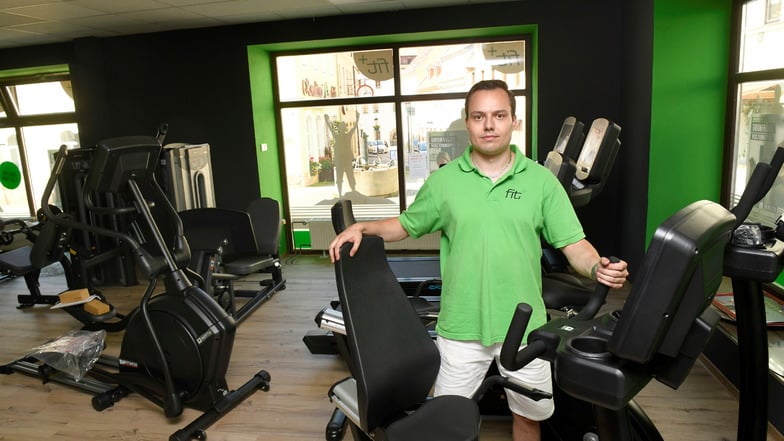 Julian Jäger eröffnet auf der Herrengasse in  Dippoldiswalde sein zweites Fitnessstudio.