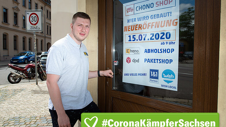 In wenigen Tagen wird Jonny Rönnefahrt seinen Paketshop an der Leipziger Straße eröffnen.