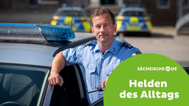 Seit 2013 ist Polizist Stephan Büchel im Polizeirevier Döbeln eingesetzt. Dort sorgt er für Sicherheit und Ordnung auf den Straßen.