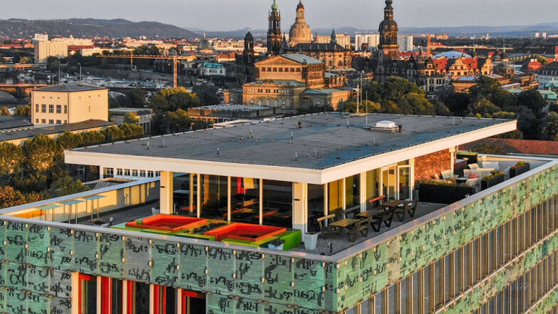 Blick von Dresdens höchster Terrasse - das und mehr gibt's am DDV Entdeckertag.