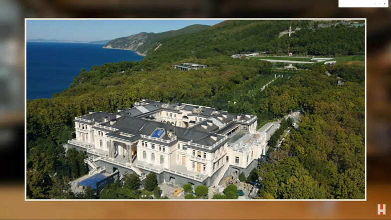 Fast 20.000 Quadratmeter soll die Villa von Wladimir Putin umfassen und teuer eingerichtet sein.