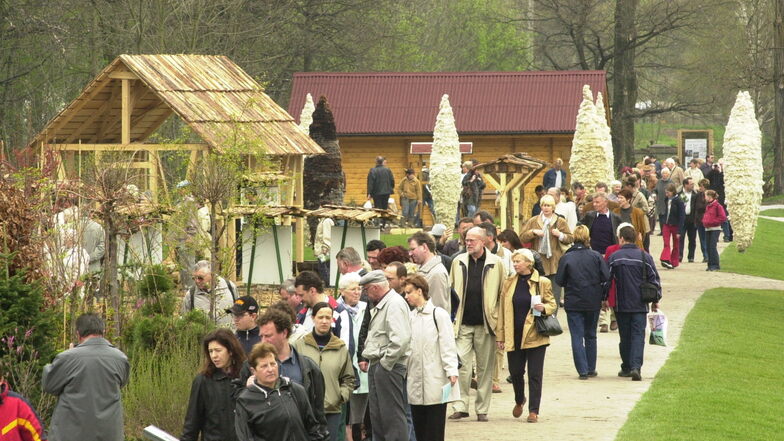 2002 in Großenhain: Fast 600.000 Besucher kamen auf das liebevoll gestaltete 17 Hektar große Areal in der Röderstadt.