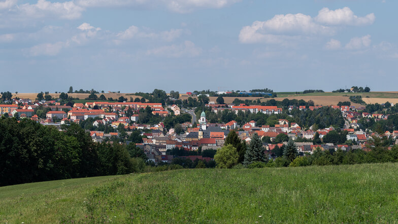 Roßwein im Landkreis Mittelsachsen. Die Region zählt laut einem Ranking von Focus Money zu den wirtschaftlich am wenigsten attraktiven in Deutschland.