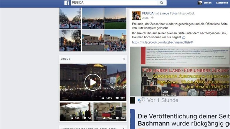 Facebook sperrt Lutz Bachmann
