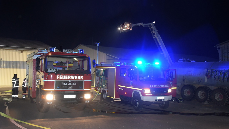 In der Agrargenossenschaft Reinsdorf ist in der Nacht eine Trocknungsanlage in Brand geraten. Bei dem waren sechs Feuerwehren im Einsatz.
