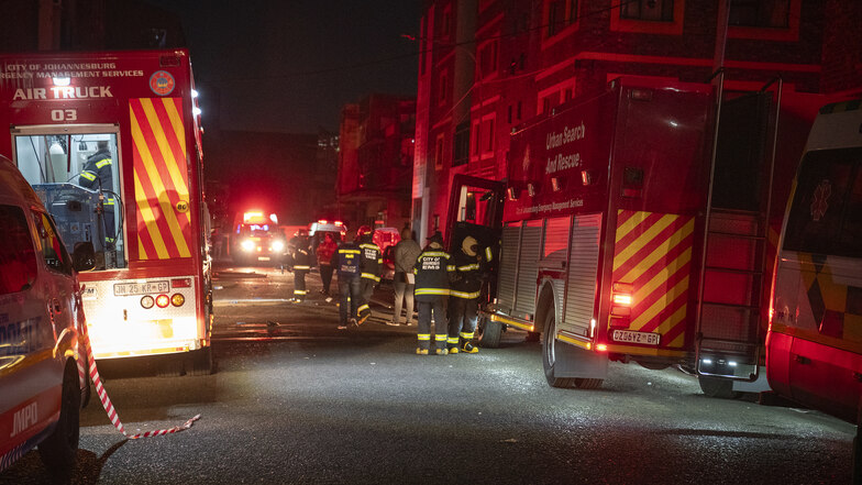 Mindestens 63 Tote bei Großbrand in Gebäude in Johannesburg