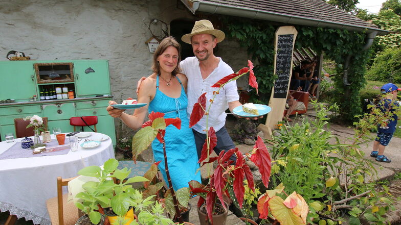 Der Lindenhof öffnet für Besucher. Claudia Eberlein und Mike Wetzel freuen sich über Gäste auf ihrem Hof.