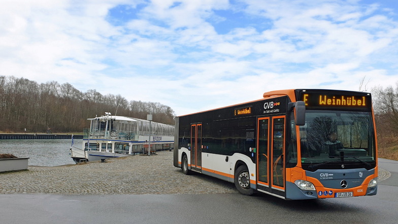 Das ist ein neues Angebot der Görlitzer Verkehrsbetriebe: Ab dem 1. Mai fährt der Bus der Linie E erstmals zum Görlitzer Hafen am Berzdorfer See.