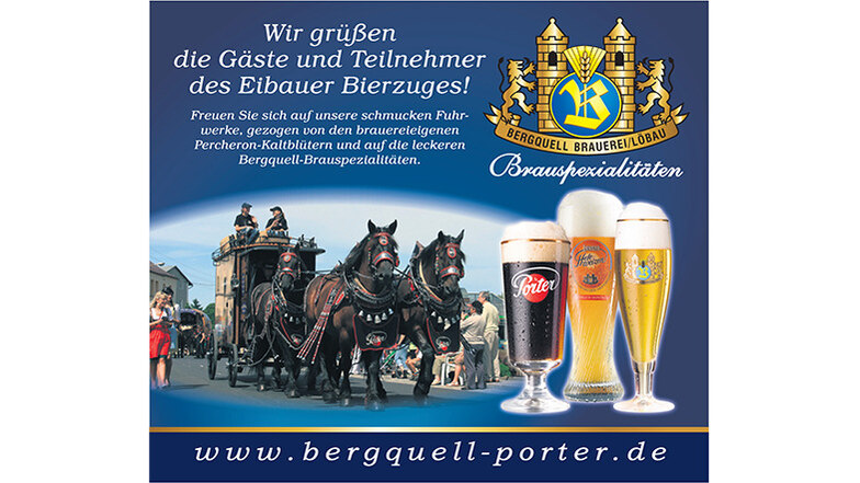 In Löbau lautet das Motto: Wir leben Bier … und lieben Tradition! Seit 1846 wird hier Bergquell-Bier gebraut.