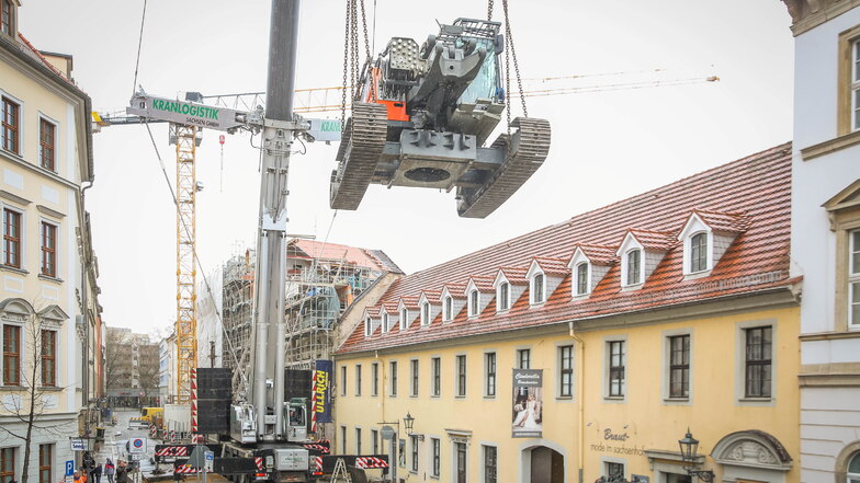 Hotel Stadt Leipzig: Warum dort ein 400-Tonnen-Kran aushilft