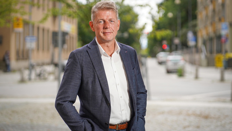 Karsten Hilse ist der Direktkandidat der AfD. Er hatte das Mandat 2017 errungen und ist seitdem Bundestagsabgeordneter.