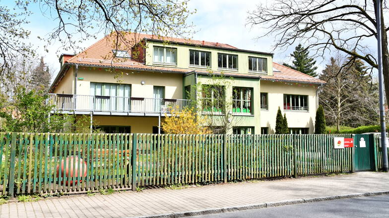 Im Gebäude dieser Kita in Hellerau soll eine freie Schule gegründet werden.