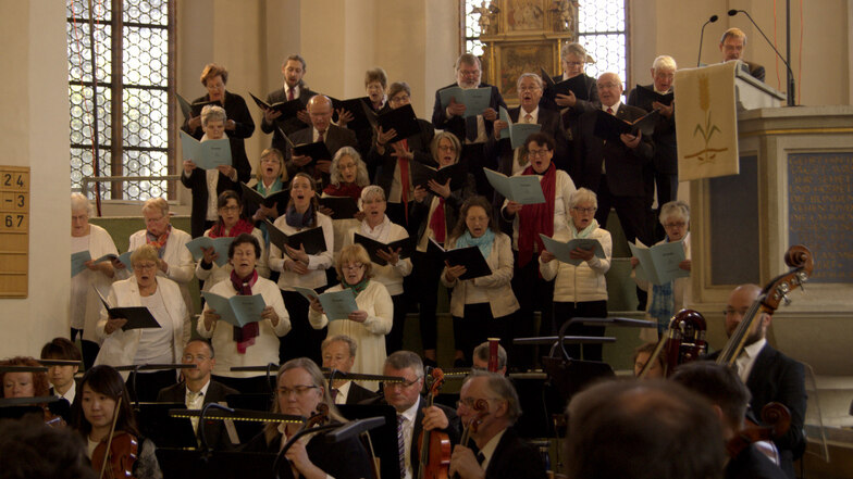 Orchester und Chor waren bei der Credo-Aufführung beteiligt.