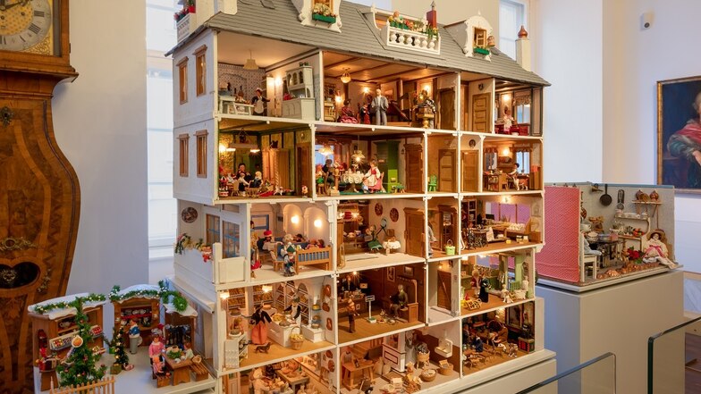 Nicht nur dieses Puppenhaus kann man im Görlitzer Barockhaus bestaunen.