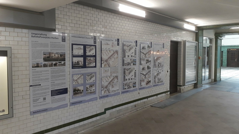 Im Bahnhof waren die Vorschläge zur Umgestaltung des Bahnhofsvorplatzes im vorigen Sommer präsentiert worden. Zugleich waren die Meißnerinnen und Meißner aufgerufen worden, sich an der Auswahl einer Vorzugsvariante zu beteiligen.