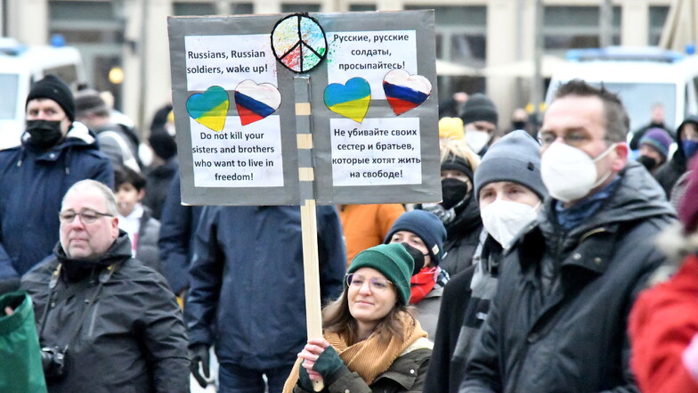 Teilnehmer appellierten an das russische Volk: "Wacht auf!"