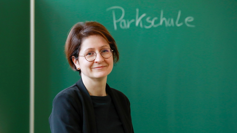 Nicole Frenzel leitet seit Februar die Parkschule Zittau.