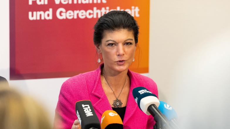 Sahra Wagenknecht startet mit ihrer Partei BSW in den Wahlkampf.