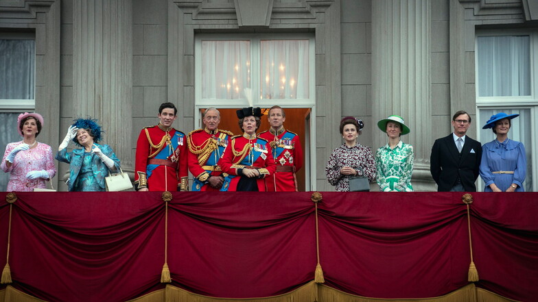 Eine Szene des Netflix-Geschichtsdramas "The Crown"