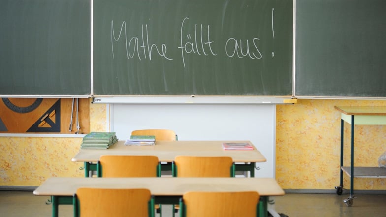 Unterrichtsausfall an sächsischen Schulen macht auch vor den Kernfächern nicht mehr halt.