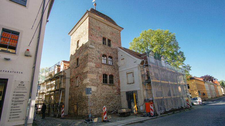 Das stationäre Hospiz in Bischofswerda schließt die historische Fronfeste in das Bauensemble ein.
