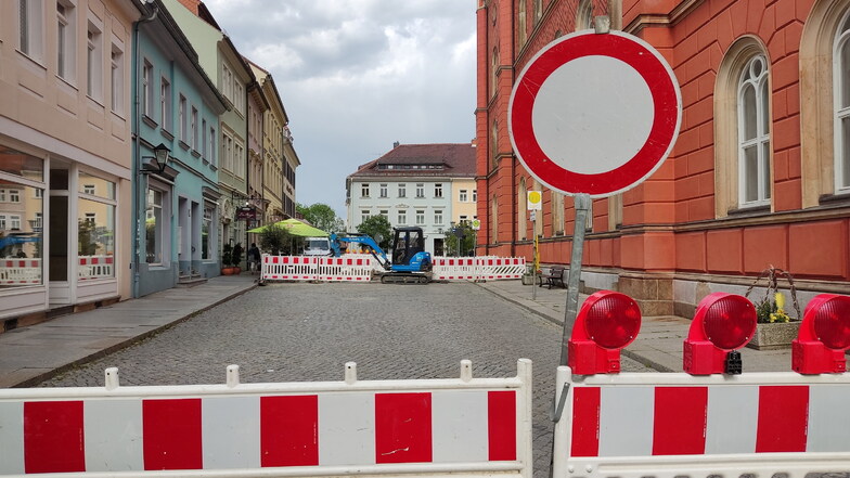 Kamenz: Straße zum Markt ist wieder frei