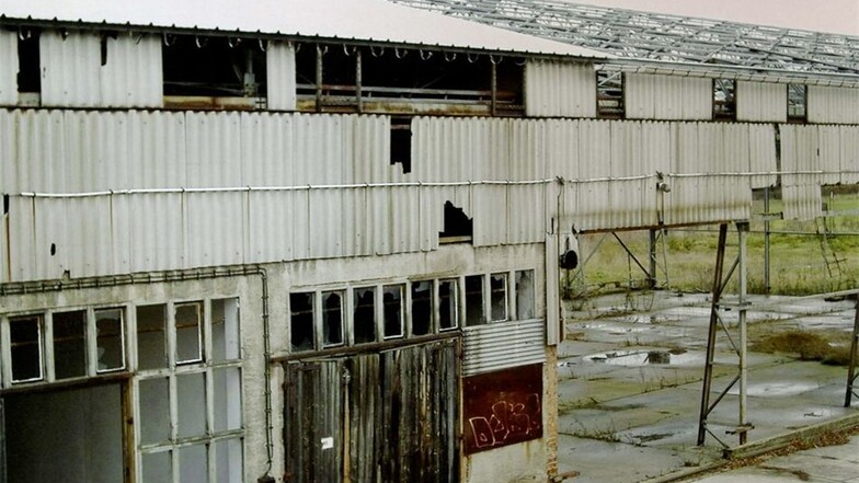 Die ehemalige LPG-Halle kaufte der Verein 2007. Sie war in einem desolaten Zustand.