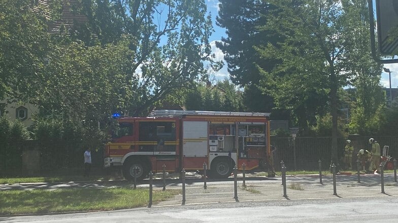 An der Tiergartenstraße kam es heute zu einem Brand Betroffen ist eine Synagoge in Dresden.