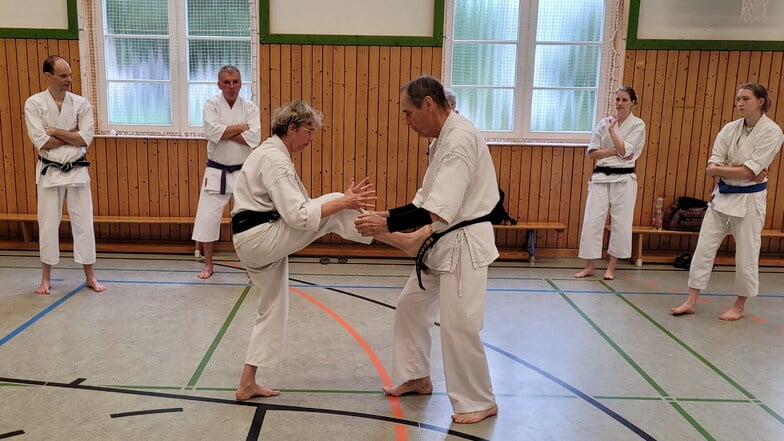 Französische Karatekas lehren Nieskyer Kampfsportler