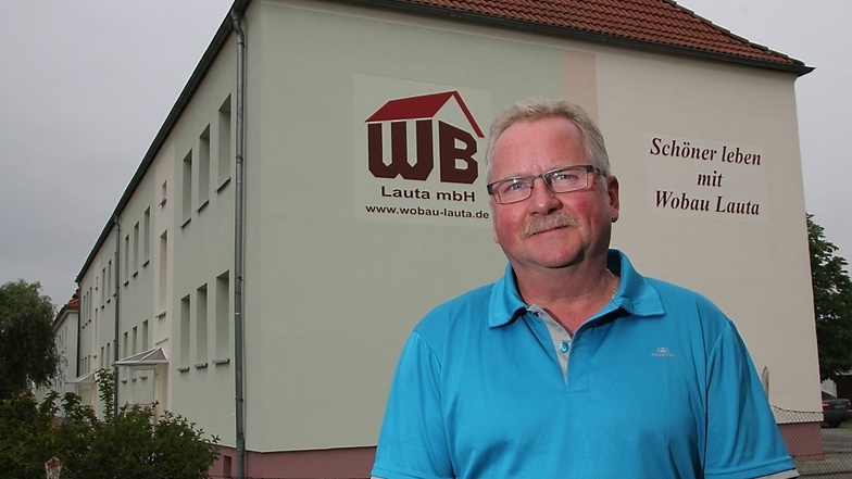 Klaus Weickert (62) ist seit 2007 Geschäftsführer der Wobau Lauta.