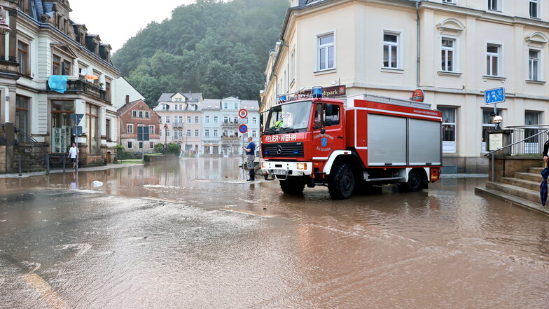 Die Feuerwehr war im Dauereinsatz, nicht nur in Bad Schandau. Auch Sebnitz hat das Unwetter hart getroffen.