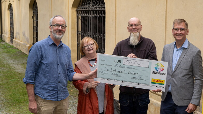 Taucherfriedhof in Bautzen: Stiftung gibt 15.000 Euro für Projekt