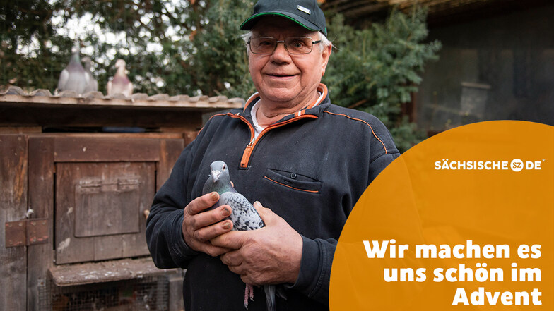 Johannes Enger aus Skäßchen ist fast 60 Jahre Mitglied in der Deutschen Brieftauben-Reisevereinigung. Dieses Jahr war für ihn erfolgreich.