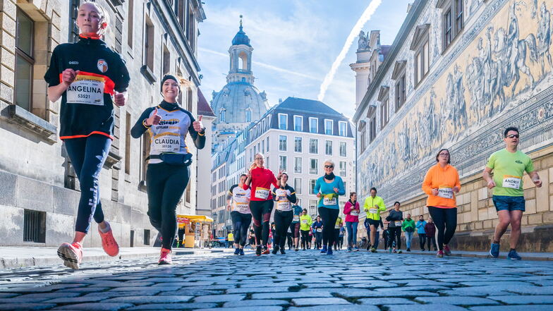 Hunderte Läufer starten an diesem Sonntag zum 33. Citylauf in Dresden.