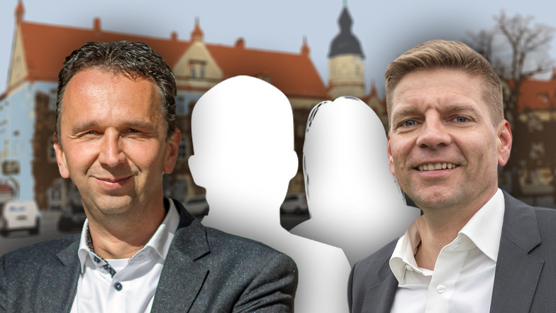 Amtsinhaber Marco Müller (l.) und Stadtrat Gunnar Hoffmann (r.) haben ihre Kandidaturen die OB-Wahl am 4. Juli erklärt. Ob es noch weitere Bewerber geben wird? Bis Donnerstagabend müssen Wahlvorschläge bei der Stadt eingereicht sein.