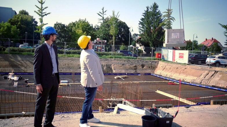 OB Frank Höhme war auch bei der Grundsteinlegung dabei.