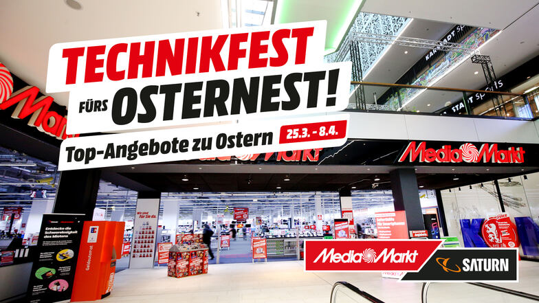 Im aktuellen Prospekt der Dresdner MediaMärkte findet jeder seine Technik - jetzt die besten Oster-Schnäppchen entdecken!