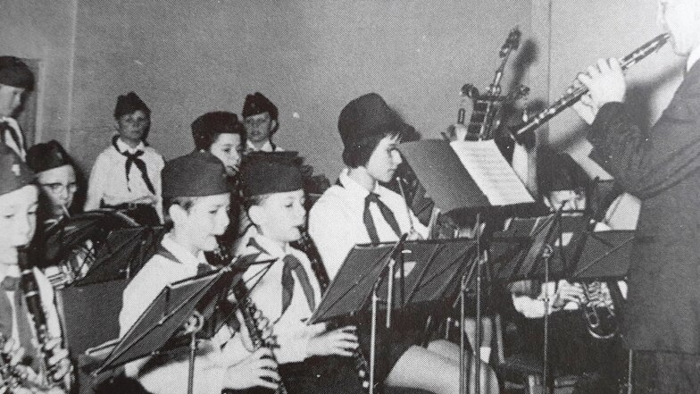 Ein Bild von 1969: Damals war das "Pionier-Blasorchester" frisch gegründet.