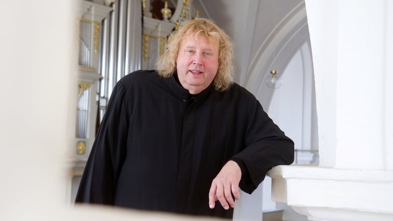 Organist Matthias Eisenberg stammt aus Elstra. Am Sonntag gibt er ein Konzert in seiner Heimatstadt.