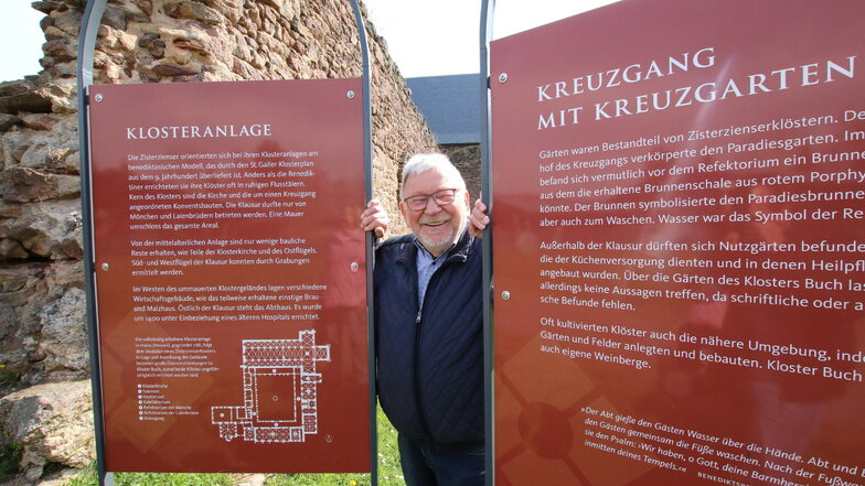 Seit 2006 ist Heiner Stephan Chef des Fördervereins Kloster Buch. Vergangene Woche haben ihn die Mitglieder ein weiteres Mal zum Vorsitzenden gewählt. Es wird seine letzte Amtszeit, das steht für den 77-Jährigen fest.