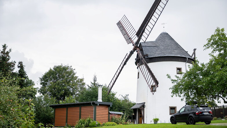 Die Windmühle in Sohland am Rotstein.