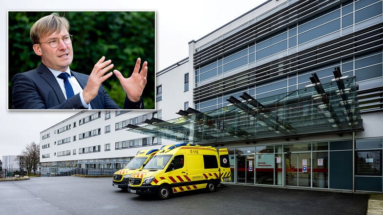 OLK-Geschäftsführer Jörg Scharfenberg und sein Team haben für die Krankenhäuser in Bautzen (Foto) und Bischofswerda ein neues Medizinkonzept erarbeitet.