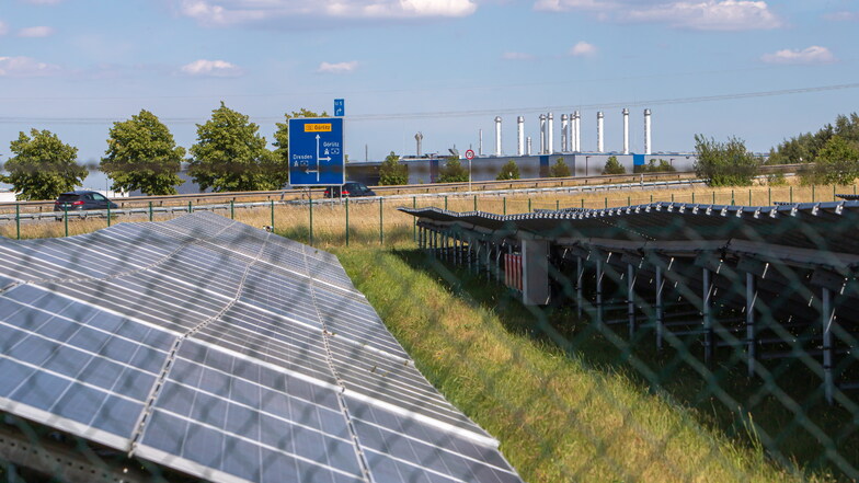 Solarstrom, hier eine Anlage bei Kodersdorf, wird für die Region, für Görlitz offenbar immer wichtiger.