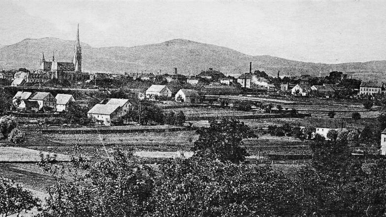 Wie sich das Zittauer Straßennetz durch Gärtnersiedlungen ausdehnte, verdeutlicht dieses Foto. Es zeigt Gärtnerhäuser nördlich der Görlitzer Bahn auf einer Ansichtskarte um 1900.
