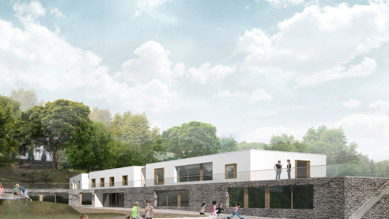 Der Hort für die Grundschule Oberlößnitz soll in den Jahren 2023/24 errichtet werden.