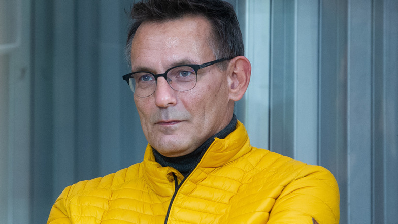 Michael Born, Dynamos kaufmännischer Geschäftsführer, verteidigt die Zusammenarbeit auch mit dem Rivalen aus Leipzig in der Initiative "Teamsport Sachsen".