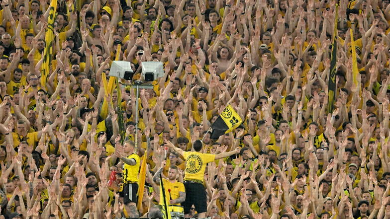 Dortmunds Fans sorgen für Stimmung.