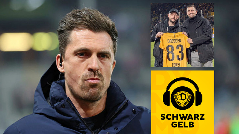 In der neuen Folge von "Schwarz-Gelb, der Dynamo-Podcast" dreht sich alles um Dresdens neuen Trainer Thomas Stamm (großes Foto) - und die dynamischen Gesprächspartner Eskei83 und Benny Kirsten.