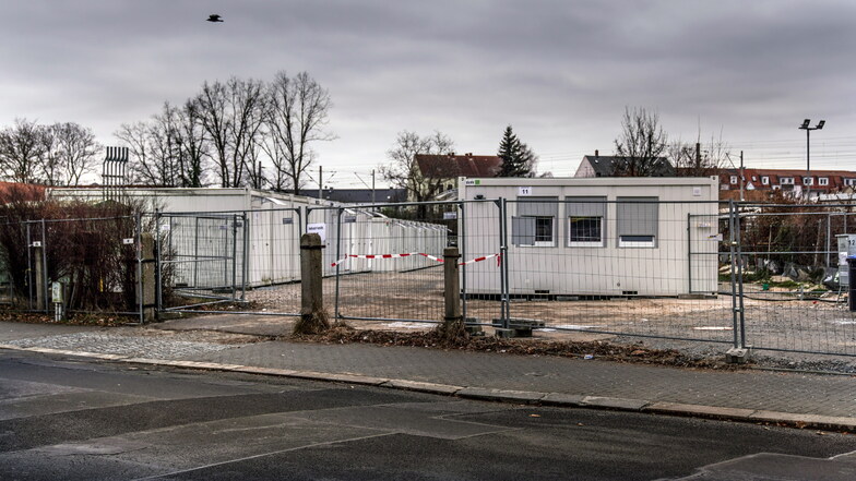 Die Flüchtlingsunterkunft in der Industriestraße in Dresden wurde in dieser Woche bezogen.