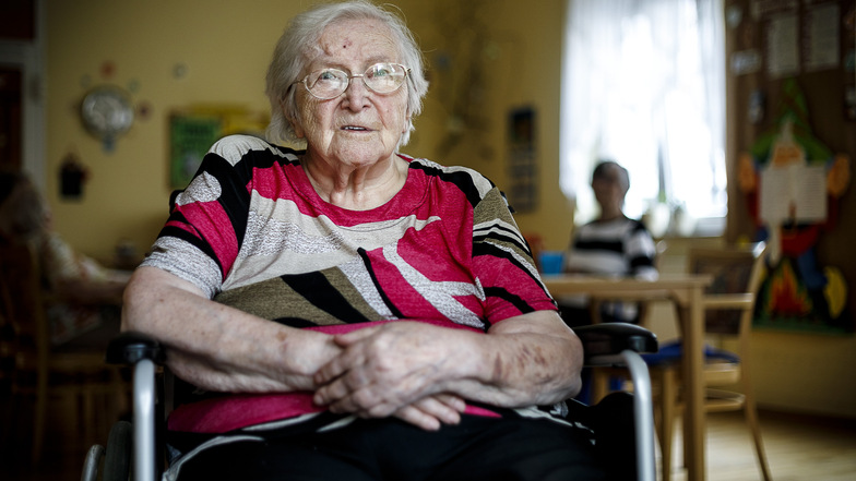 Lotte Schulze wird am Sonnabend 106 Jahre alt.